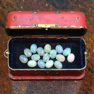 Cabujón de forma redonda de Topacio azul cielo Natural hecho a mano, piedra suelta de piedras preciosas para fabricación de joyas y accesorios de hallazgos - Product Image 5