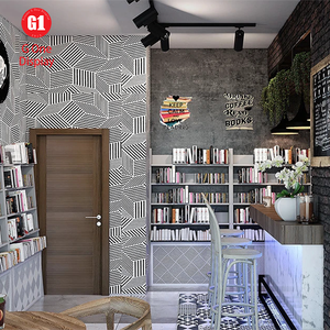 Étagères de présentation de livres élégantes et personnalisables, présentoir mural en bois personnalisable avec LED pour l'intérieur des bibliothèques, mobilier de présentation - Product Image 2