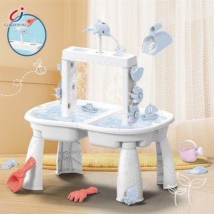 Table <span class=keywords><strong>d</strong></span>'activités aquatiques et de jeu de sable <span class=keywords><strong>pour</strong></span> enfants Chengji, avec douche de pluie et <span class=keywords><strong>bassin</strong></span>, <span class=keywords><strong>pour</strong></span> l'extérieur, idéale <span class=keywords><strong>pour</strong></span> l'été et les jeux <span class=keywords><strong>d</strong></span>'<span class=keywords><strong>eau</strong></span> multiples - Product Image 3