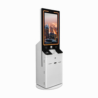 32 Zoll Hotel Selbstbedienungs-Check-in-Kiosk mit Zimmerkarten-Ausgabe Passport-Scanner Touchscreen Check-Out-Terminal OEM