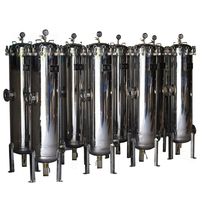 Filtro de Bolsa de Acero Inoxidable de 20 Pulgadas, Código 7, Cartucho de Agua, Tanque de Acero Inoxidable 316, Filtro de Carbón Activado, Carcasa para Filtro de Bolsa