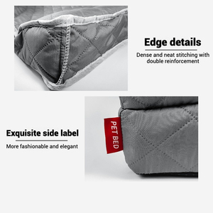 신상품 개 통기성 현대 미끄럼 방지 방수 정형 애완 동물 침대 지지 머리 - Product Image 3