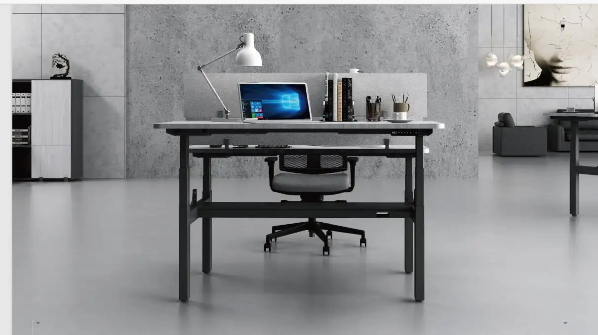 גבוהה באיכות ארגונומי משרד מחשב שולחן במשרד חשמלי גובה מתכוונן חשמלי שולחן