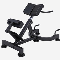 Chaise Romaine Commerciale Pliable pour Exercices de Dos et Abdominaux, Dispositif d'Extension du Dos, Chaise de Fitness à Hauteur Réglable