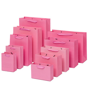 Bolsas de Papel Personalizadas con Logotipo Impreso, Bolsas de Regalo Pequeñas de Lujo para Compras, Bolsas de Cartón Tipo Euro Tote para Mercancía - Product Image 1