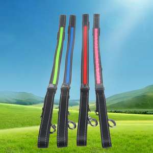 सौर एलईडी वापस लेने योग्य कुत्ते पट्टा चमकती कुत्ते सुरक्षित पट्टा पालतू जानवर के नेतृत्व प्रकाश-अप रिचार्जेबल नेतृत्व में पालतू कॉलर - Product Image 2