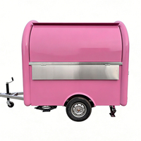 Camión de Comida Redondo TUNE, Carrito de Comida Multifuncional, Camioneta de Pizza Móvil en Venta