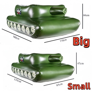 Flotador Inflable para <span class=keywords><strong>Piscina</strong></span> con Forma de Tanque para Adultos y Niños, con Cañón de Agua, Juguete Flotante para Niños y Niñas, para Fiestas en <span class=keywords><strong>el</strong></span> Lago o <span class=keywords><strong>el</strong></span> Patio Trasero - Product Image 6