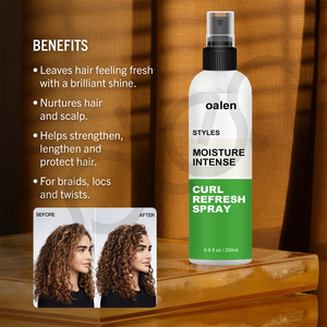 Etiqueta privada Rosemary <span class=keywords><strong>Honey</strong></span> Curl <span class=keywords><strong>Spray</strong></span> refrescante <span class=keywords><strong>Hidratante</strong></span> que define la niebla para cabello rizado grueso - Product Image 3