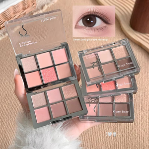อายแชโดว์มินเนอรัลกันน้ำ 7 สี รุ่นใหม่ แบรนด์ส่วนตัว MLM สีชมพูซากุระ แฟนทอม ซีรีส์เนื้อแมตต์ โทนสีธรรมชาติ สำหรับมืออาชีพ - Product Image 5
