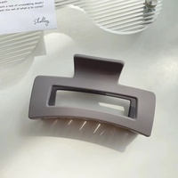 Pinza Grande para Cabello CANYUAN de Plástico PC Grueso Mate Estilo Coreano con Diseño Hueco Retro Venta al por Mayor