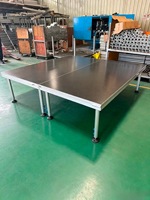 Système de scène portable en aluminium de haute qualité pour mariages, expositions, salons professionnels et événements