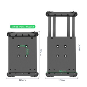 Industrial Rugged Panel <b>PC</b> Mount with 1\" or 1.5\" Adjustable Ball Head for iPad Car Truck Vehicle <b>Stands</b>-VIN-PBJ-06 - Product Image 2