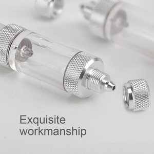 Contador de burbujas de <span class=keywords><strong>CO2</strong></span> UUIDEAR, cilindro metálico ecológico para uso en acuarios. - Product Image 3