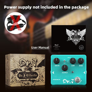 Joyo <span class=keywords><strong>dr</strong></span>.j ชุด D50โอเวอร์ไดรฟ์กีตาร์เสียงโอเวอร์ไดรฟ์แบบวินเทจเอฟเฟกต์แบบไดนามิกไม่มีการบีบอัดพร้อมลูกบิดความถี่สูง/ต่ำ - Product Image 6
