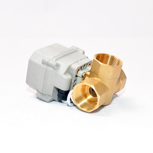 วาล์วไฟฟ้าทองเหลืองสามทาง 2 นิ้ว AC 220V แบบปิดเปิดตามปกติ สำหรับใช้ในอุตสาหกรรมน้ำ - Product Image 3