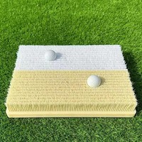 Tapis d'entraînement de golf Shuran, simulateur de sable en nylon, hauteur réglable, pour frappe et chipping, entraînement en intérieur, OEM