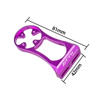 ZTTO MTB Fahrrad Aluminium-Legierung Computerhalterung Kamera-Lichthalterung für Garmin Mountain-/Rennrad - Leichtgewichtig Einfach zu Montieren
