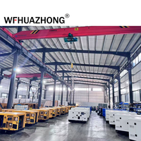Groupe électrogène diesel silencieux double 50/60Hz 120kW 150kW 160kW 180kW 200kW avec réservoir de carburant, alimenté par Weichai, AVR, alternateur Stanford