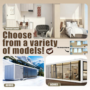 智能系统 现代豪华太空舱 模块化集装箱房屋 露营 都市生活 时尚设计 - Product Image 5