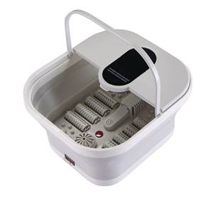 Lavabo de baño de pies calentado plegable transfronterizo Dispositivo de masaje de rodillos portátil Cubo masajeador de pies - Product Image 6