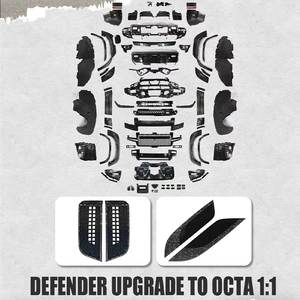Kit de Carrocería Ancha Estilo OCTA <span class=keywords><strong>1</strong></span>:<span class=keywords><strong>1</strong></span> para <span class=keywords><strong>Land</strong></span> <span class=keywords><strong>Rover</strong></span> <span class=keywords><strong>Defender</strong></span> 2020-2026 con Detalles en Fibra de Carbono Seca |   Kit Completo de Mejora Exterior para Carrocería - Product Image 1