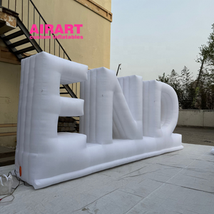 <span class=keywords><strong>Lettres</strong></span> de ballon blanc nouvellement conçues pour les expositions d'événements, ballons de lettre <span class=keywords><strong>gonflables</strong></span> personnalisés - Product Image 6