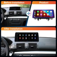 Autoradio Android 12 12.3 "pour BMW Série 1 E87 E88 E82 E81 I20 116i118i 120i 130i Stéréo Multimédia GPS Navigation Écran Audio