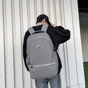 <b>Navy</b> Blue Men's <b>Backpack</b> 15 Inches Laptop Compartment Business Travel Student <b>Backpack</b> - Product Image 3