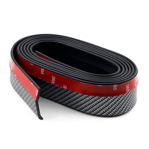 Protector de Puerta de Coche de Fibra de Carbono Universal con Cinta Adhesiva 3M YC101386-BKCF Negro - Product Image 2