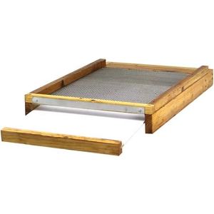 Panneau inférieur d'écran de ruche cirée, <span class=keywords><strong>plaque</strong></span> de fond multifonctionnelle et évolutive de type tiroir (10 cadres) pour la ruche d'abeilles Langstroth, 1 pièce - Product Image 2