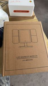 กระจกแต่งหน้าแฟชั่น LED กระจกแต่งหน้า 3 พับ กระจกขยาย 2X3X พร้อมไฟ LED แบตเตอรี่แบบชาร์จไฟได้ - Product Image 5