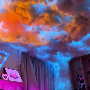 Lumind đám mây chiếu sáng ứng dụng điều khiển Sấm Sét ánh sáng DIY Flash Lightening đèn phòng trang trí nội thất Dim RGB Trần đám mây ánh sáng - Product Image 1