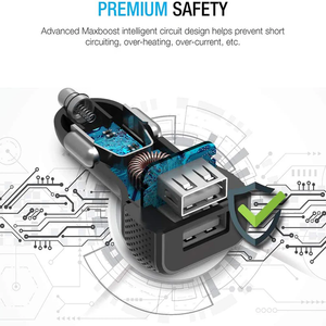 Wholesale 12W QC2.0 2-Port High Speed Electric USB <b>Car</b> Charger for iPad for <b>Tablets</b> - Product Image 4