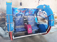 Jouet de centre commercial intérieur/extérieur en acier et aluminium, voiture pivotante électrique à 360 degrés pour enfants et adultes