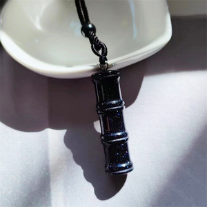 Collar con Colgante de Cuerda Tejida con Amatista de Cristal, Diseño Moderno, Serie de Colgantes Elegantes - Product Image 4