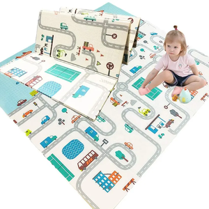 <span class=keywords><strong>Tapis</strong></span> d'éveil pliable personnalisé pour nouveau-né, anti-chute, coloré, dessin animé, éducatif, pour tout-petit, <span class=keywords><strong>tapis</strong></span> de jeu pour bébé - Product Image 4