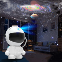 Astronauten-Planetarium Galaxie-Projektor mit Nebel-Effekt für Kinderzimmer Sternenhimmel-Lampe Nachtlicht Geschenk
