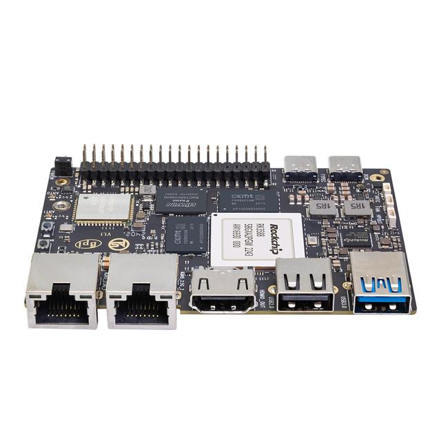 Banana Pi BPI-M7 RockChip RK3588 Quad A76 2.4Ghz and Quad A55 1.8Ghz Mali G610MC4 GPU optional 8G/16G/32G LPDDR4 64G/128G eMMC