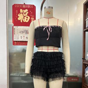 Women Mesh Lace Bloomer <strong>Shorts</strong> Y2k Layered Ruffle <strong>Frilly</strong> Booty <strong>Shorts</strong> Fairy Bowknot Sexy Boy <strong>Shorts</strong> Panties Party Clubwear - Product Image 5