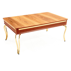 Rosse Modern Wood Coffee <b>Table</b> Rectangular Metal Frame Durable Living Room Furniture Home <b>Decor</b> Turkey - Product Image 5