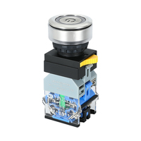 Interrupteur indicateur de puissance réinitialisable de 30 mm avec lumière et interrupteur autobloquant GQ38-11DS - Composants de haute qualité pour une utilisation sûre