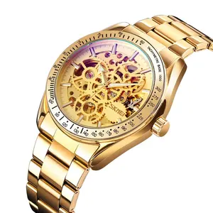 otomatis jam tangan pria sieko Suppliers-Skmei 9194 Jam Tangan Mekanis Otomatis, Jam Tangan Premium Baja Tahan Karat 3atm untuk Pria