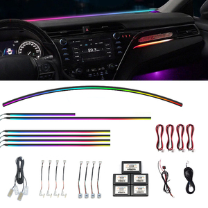 อุปกรณ์ตกแต่งรถยนต์ไฟแอลอีดีแบบซิมโฟนี19อิน1สำหรับตกแต่งภายในแบบสากล - Product Image 1