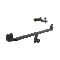 Accessoires de voiture Récepteur d'attelage arrière en acier Barre de remorquage avec 2 ''Tube de réception d'attelage de remorque Pièce de remorque