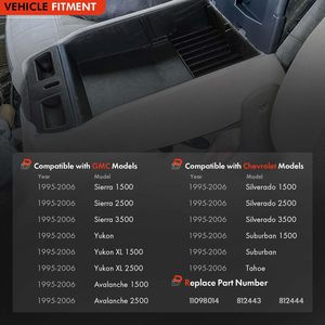 Portavasos para Apoyabrazos Central de Chevrolet Silverado, Plástico, 11098014 MB088 - Product Image 5