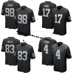 Wholesale Stitched Men's Las Vegas American Football Jersey Name No. 34 Bo Jackson 17 Davante Adams Sports Shirts