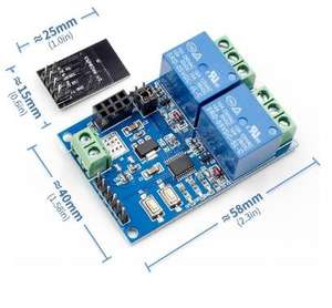 5V/12V ESP8266 1 <span class=keywords><strong>2</strong></span> 4-Kanal-WLAN-Relaismodul <span class=keywords><strong>2</strong></span>-Kanal-Relaismodul für <span class=keywords><strong>IOT</strong></span>-Smart-Home-Phone-APP-Controller (mit ESP8266) - Product Image 5