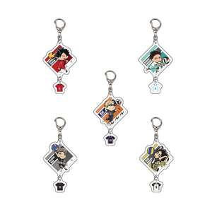 Porte-clés pendentif personnalisé en acrylique transparent, motif dessin animé UV mignon de volley-ball pour jeune public, bijou tendance, cadeau pour ami - Product Image 4