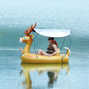 Taşınabilir toptan sıcak satış fabrika yüzen su sporları ucuz Powered şişme yüzen gemi - Product Image 4